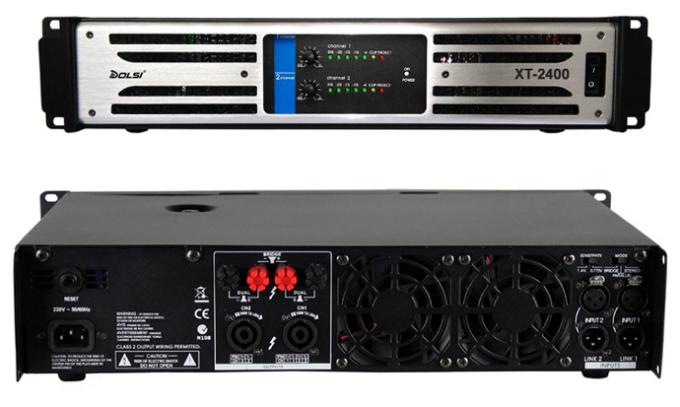 XT Series Stable Work Performance Class H High Power 4 Channel Live Sound Professional Power Amplifier