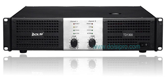 China High Power Double Channel 3U 1300-1600W at  Power Amplifier TD series supplier
