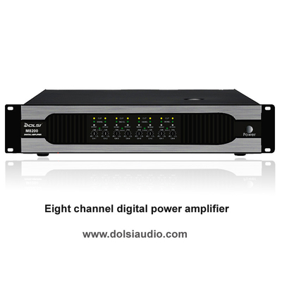 China Eight channel digital pro audio power amplifier supplier