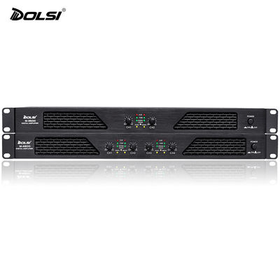 1U 2 channel Class D 300W 500W Professional Digital audio power amplifier