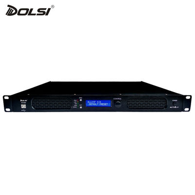 High quality 1 Unit Class-D DSP Digital Power Amplifier with display screen